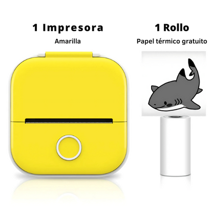 MiniPrint GO T02 – Impresora de Bolsillo Bluetooth