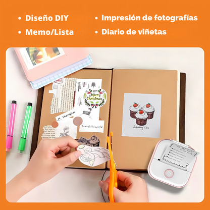 MiniPrint GO T02 – Impresora de Bolsillo Bluetooth